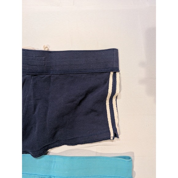Aeropostale Womens Large/Medium Lounge Micro Shorts Bundle Navy Blue Turquoise - Picture 8 of 8